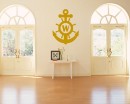 Anchor with Letter Nursery Vinyl Decal Children Sticker